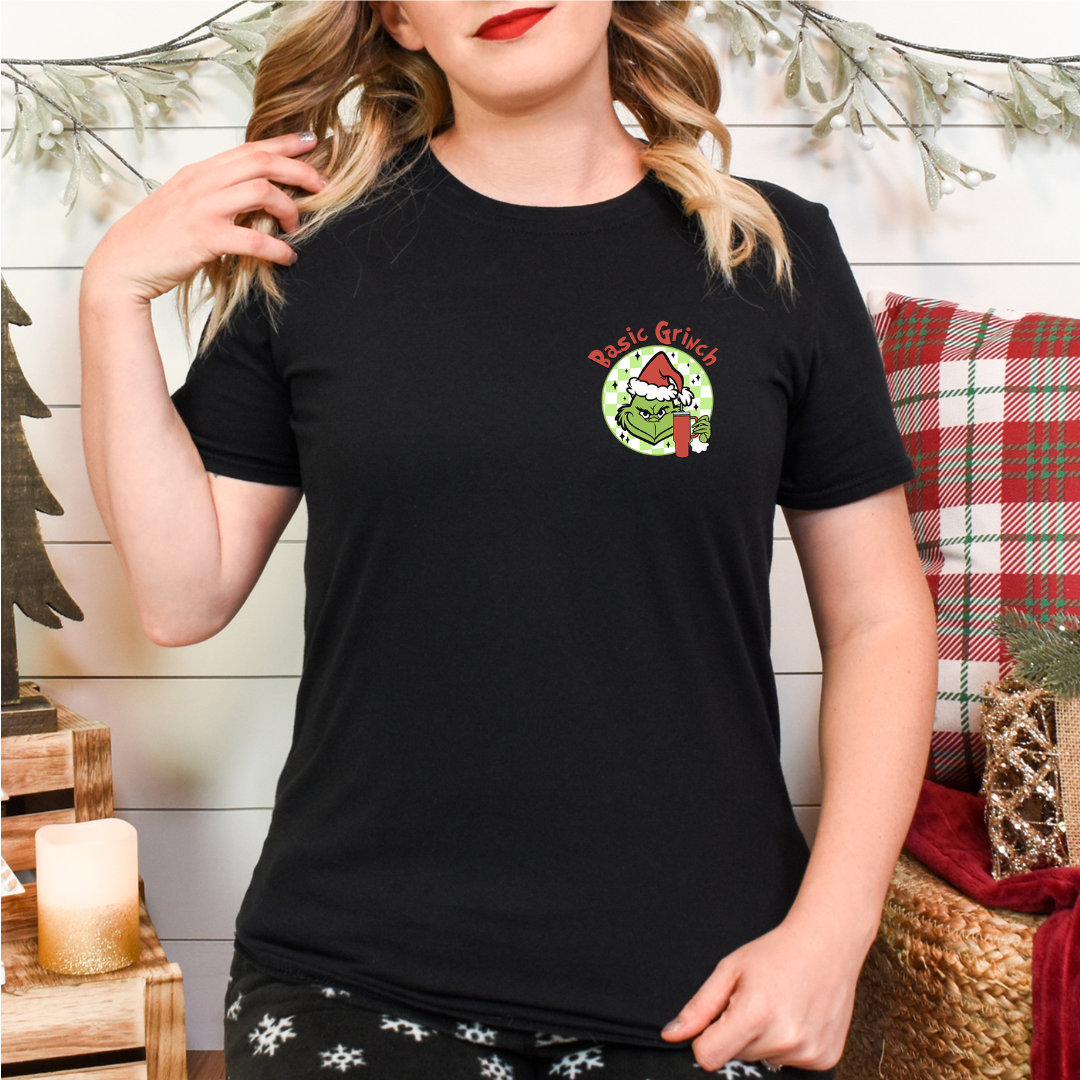Basic Grinch Tees Pocket Design