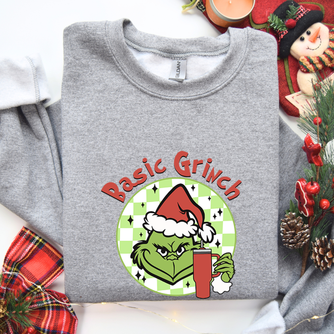 Basic Grinch Crewnecks