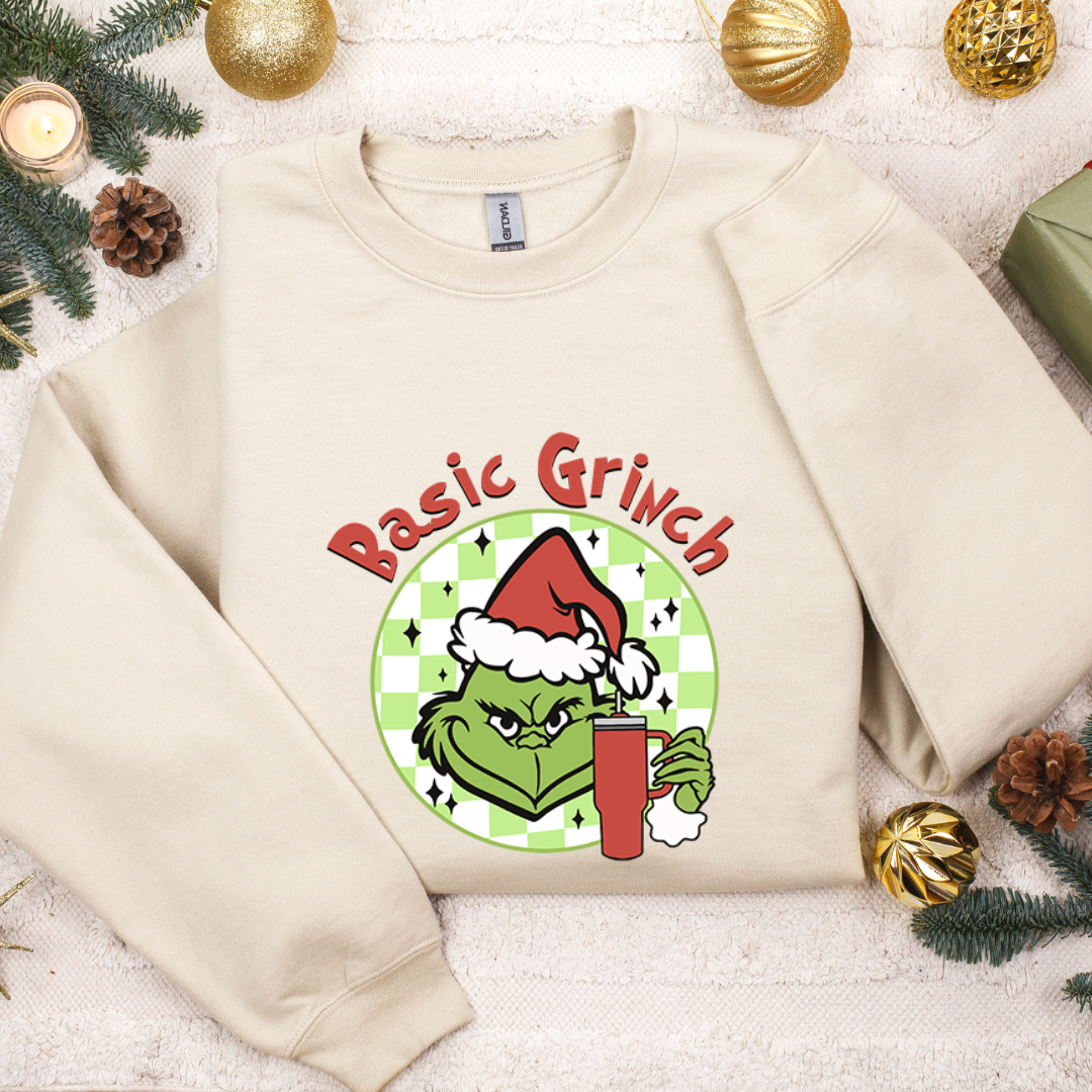 Basic Grinch Crewnecks