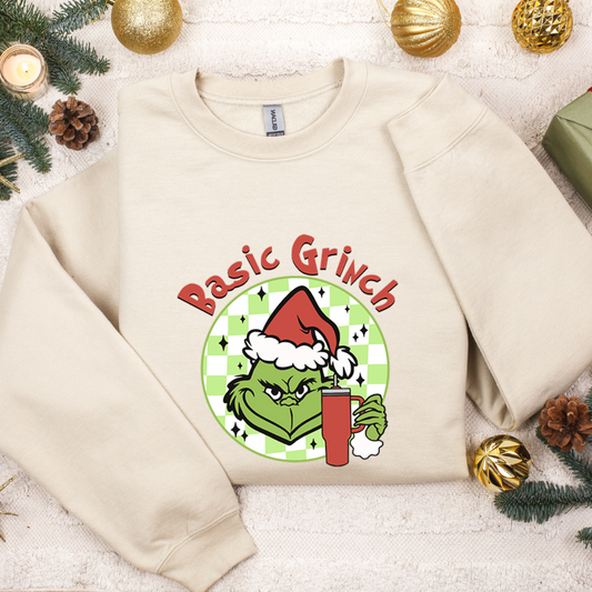 Basic Grinch Crewnecks