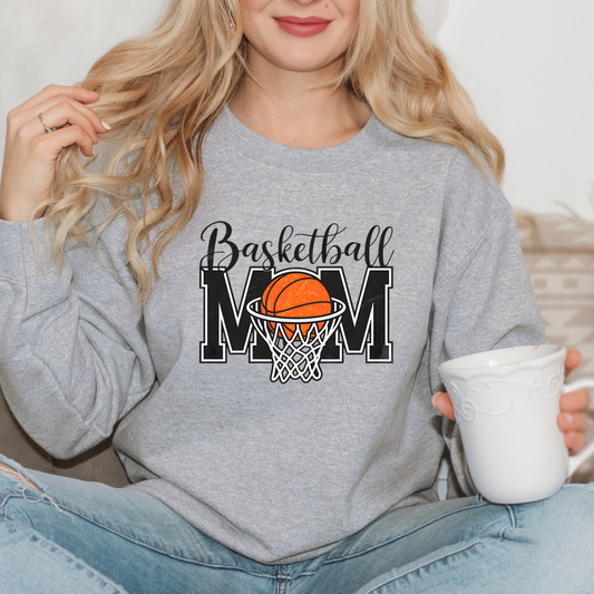 Basketball Mom Crewnecks