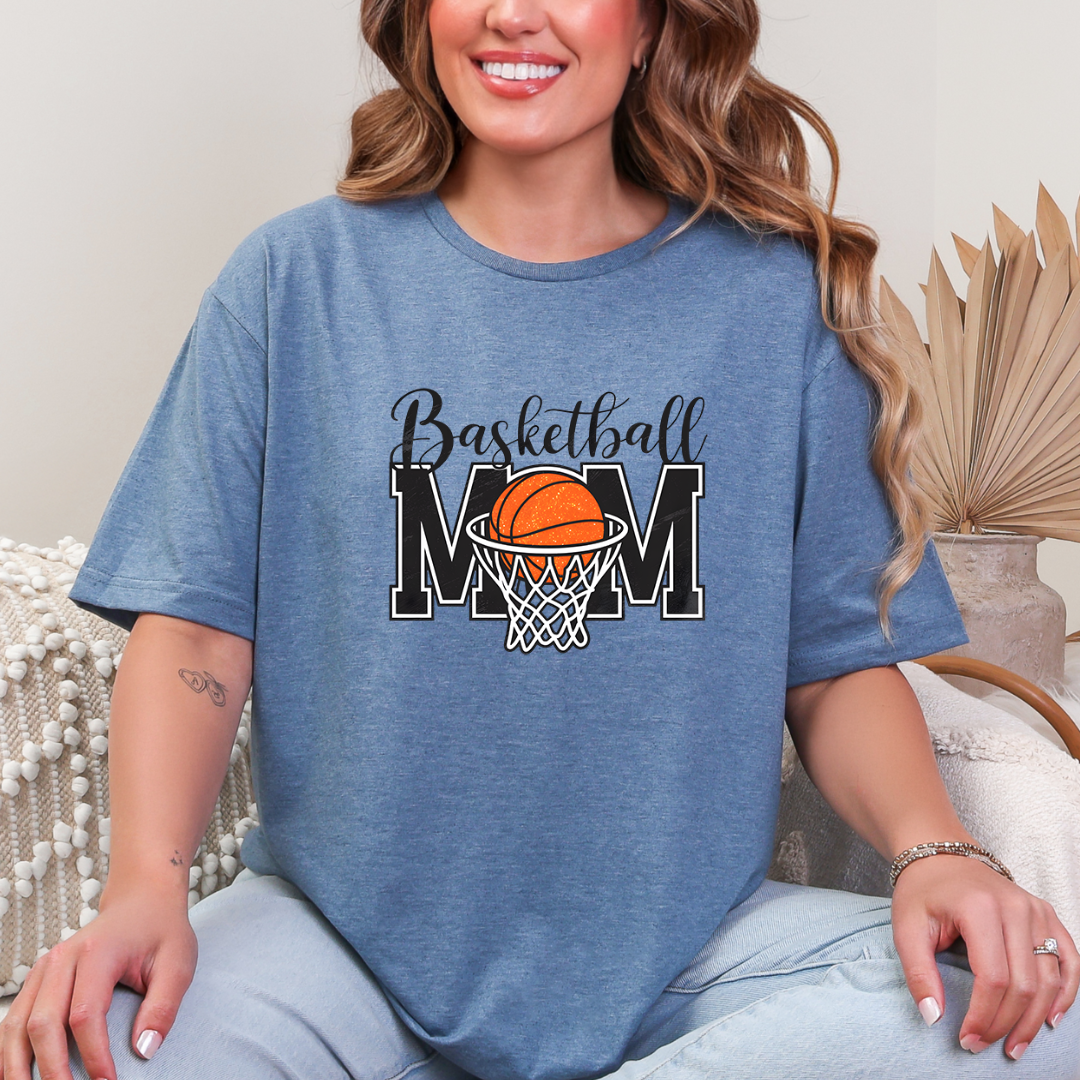 Basketball Mom Softstyle Tees
