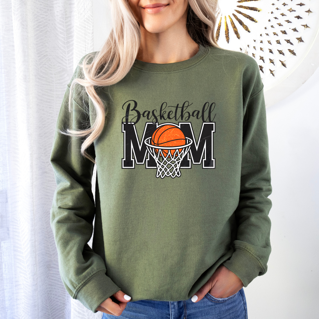 Basketball Mom Crewnecks
