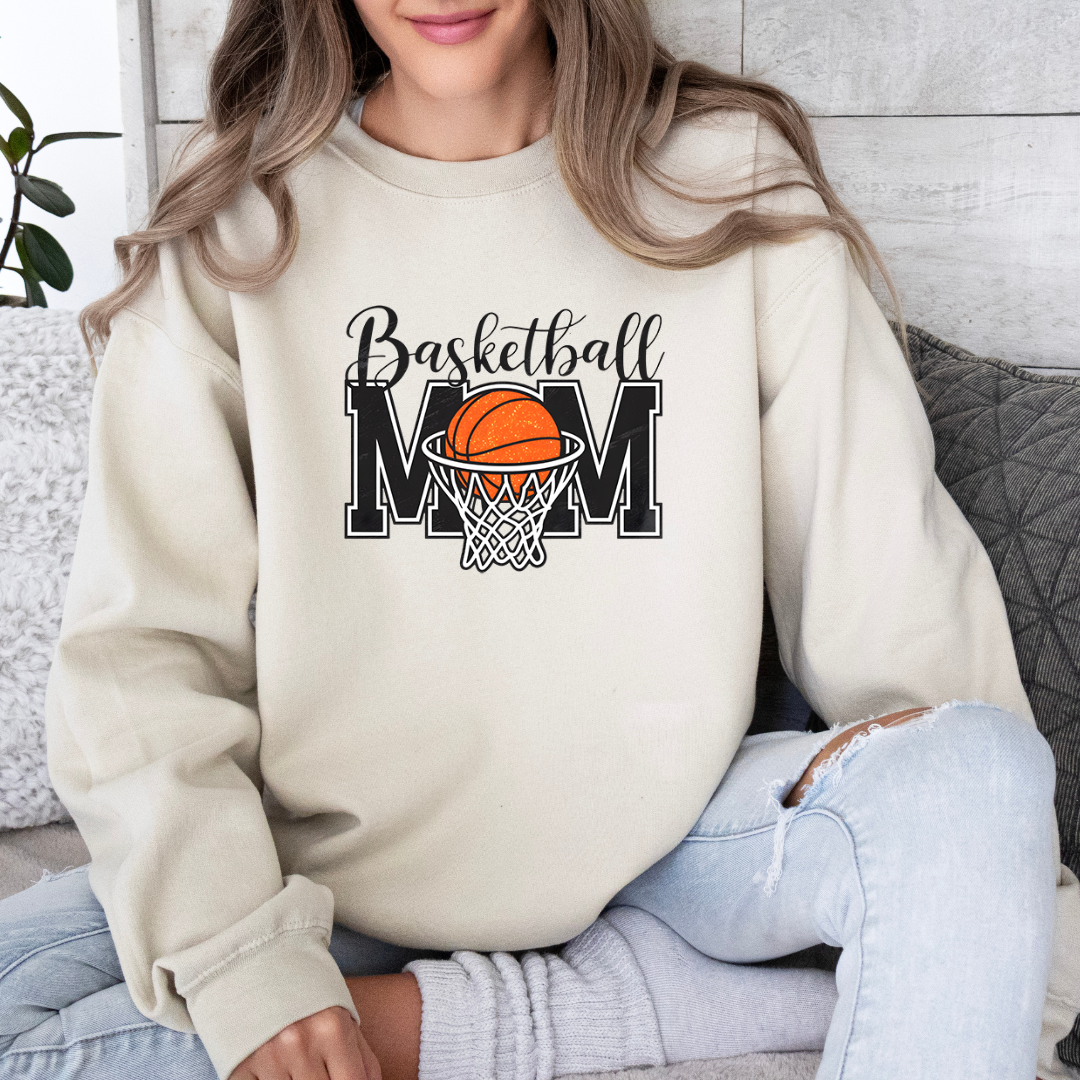 Basketball Mom Crewnecks