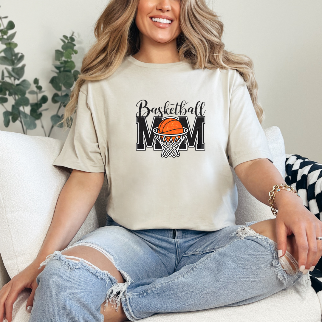 Basketball Mom Softstyle Tees