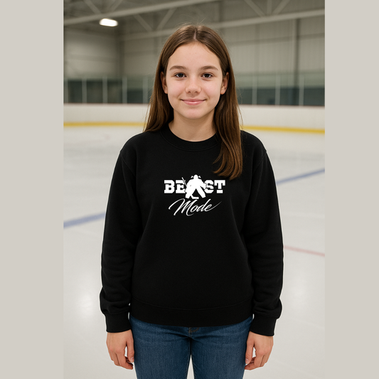 Beast Mode Goalie Girl Kids Tees/Crewnecks/Hoodies