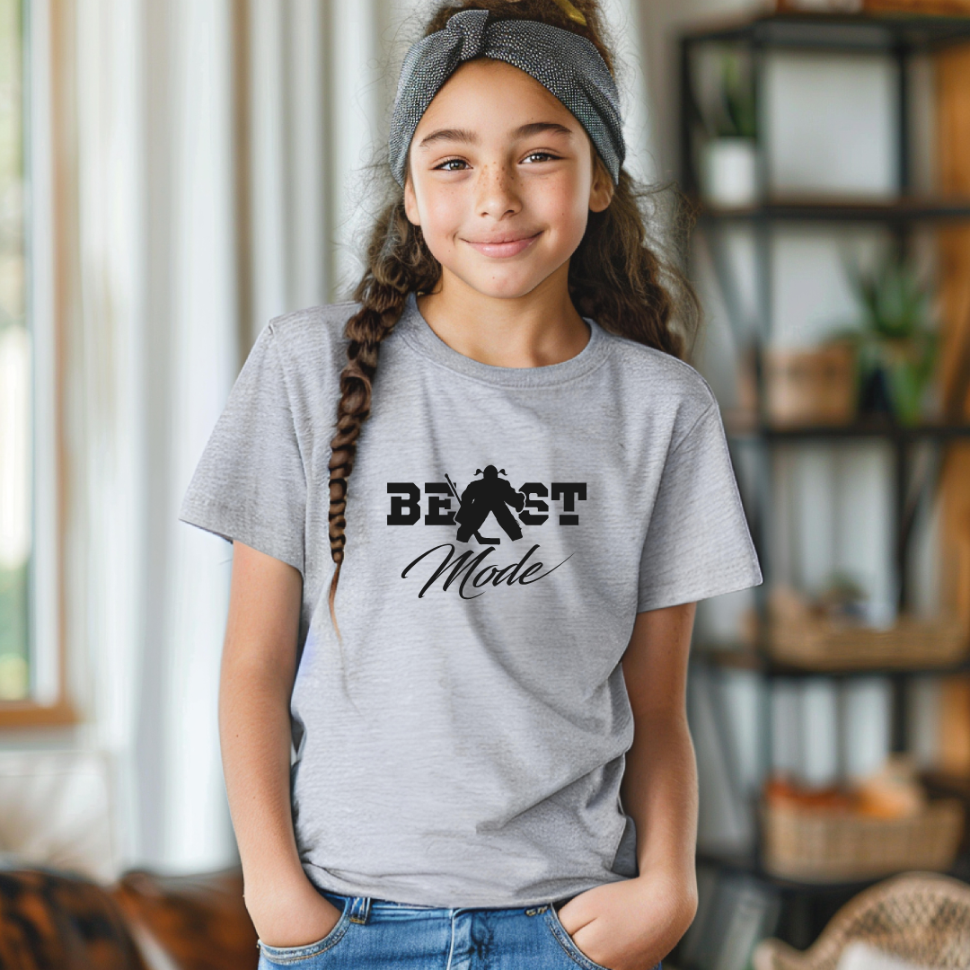 Beast Mode Goalie Girl Kids Tees/Crewnecks/Hoodies