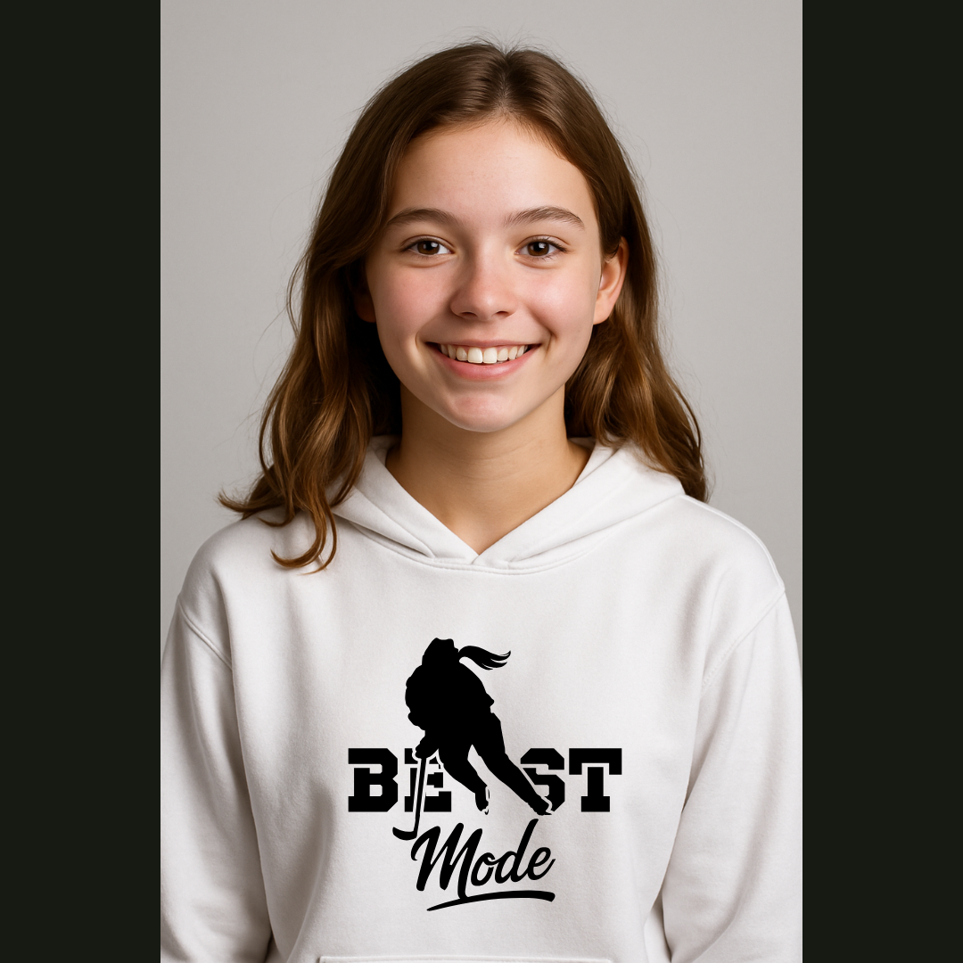 Beast Mode Hockey Girl Kids Tees/Crewnecks/Hoodies