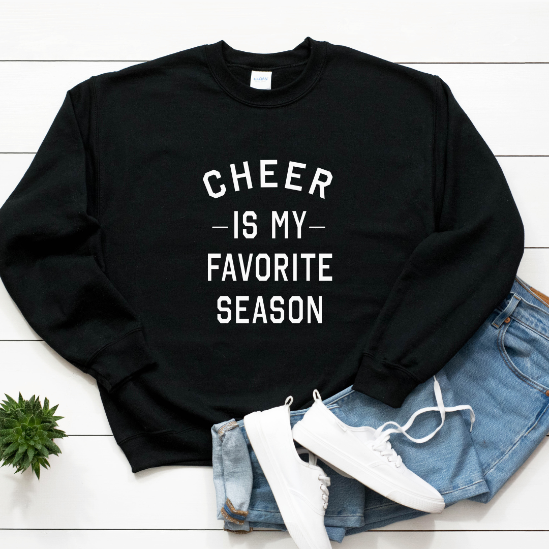 Cheer Is My Favorite Season Crewnecks