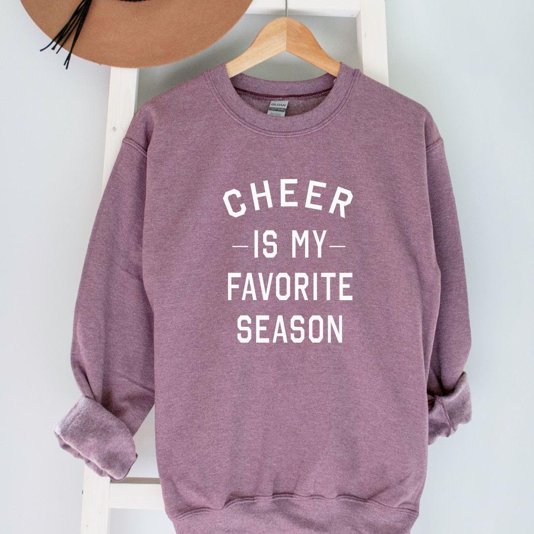 Cheer Is My Favorite Season Crewnecks