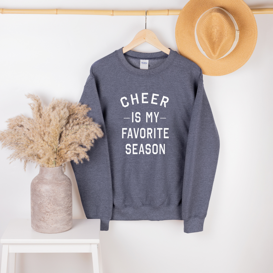 Cheer Is My Favorite Season Crewnecks