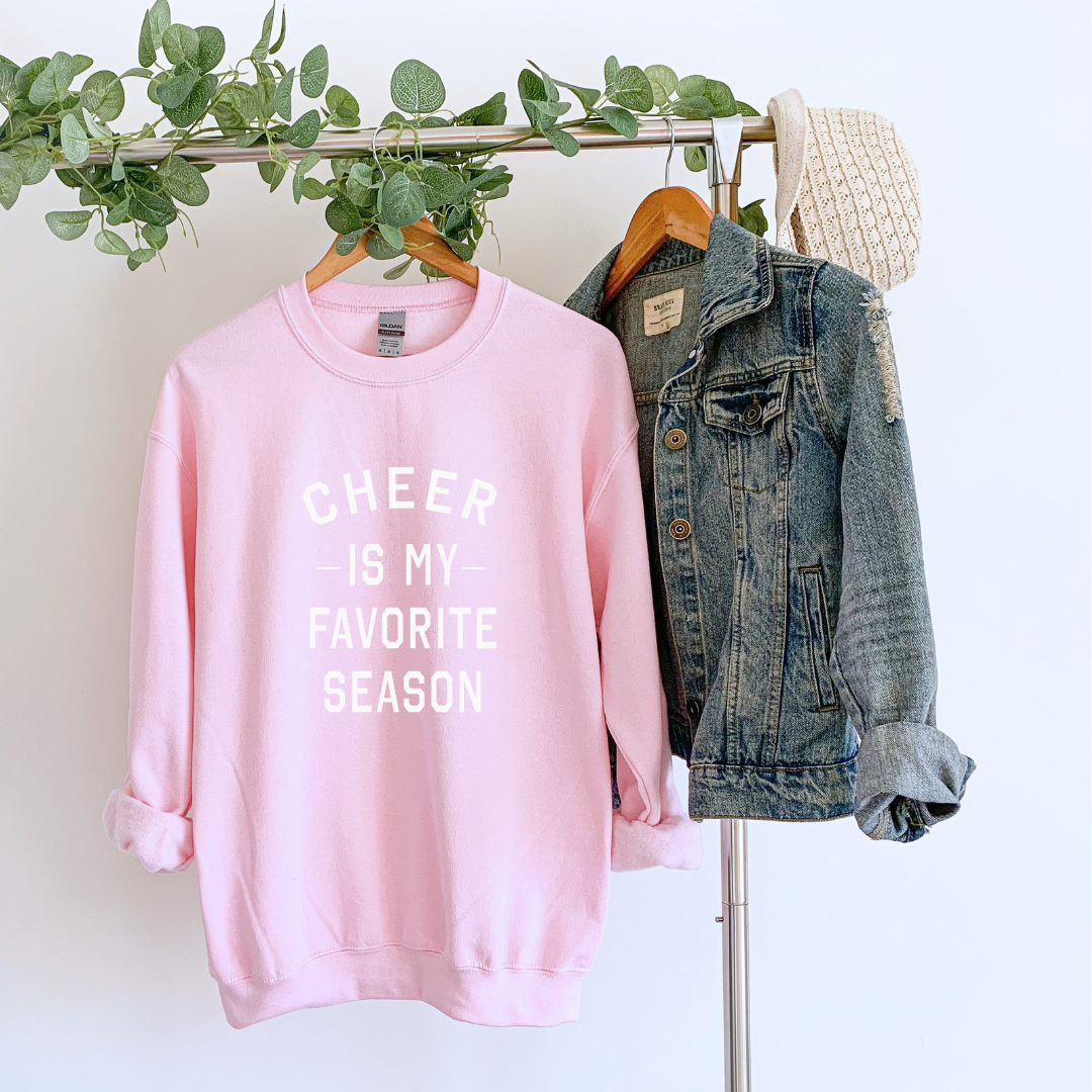 Cheer Is My Favorite Season Crewnecks