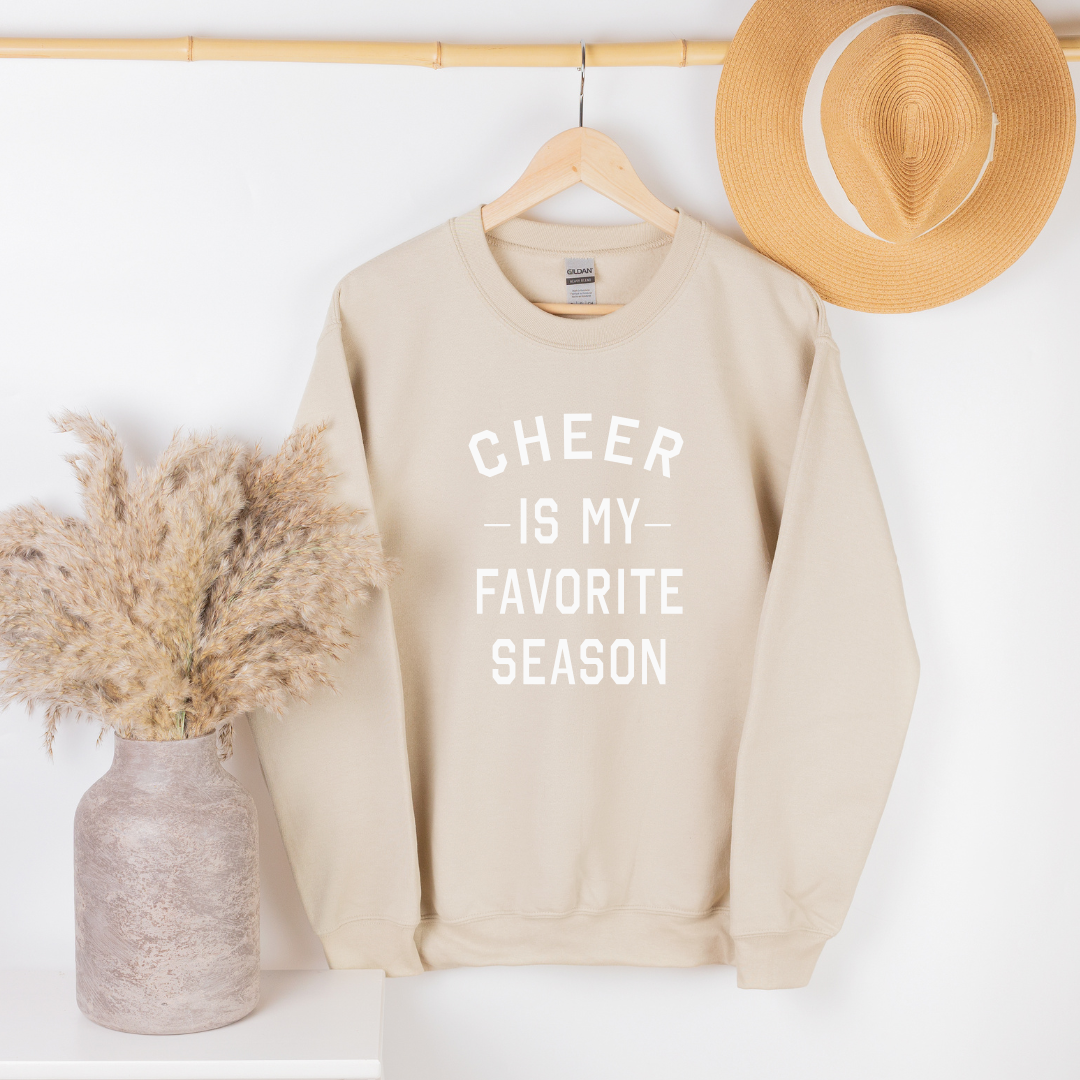 Cheer Is My Favorite Season Crewnecks