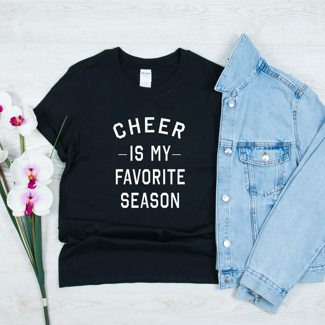 Cheer Is My Favorite Season Softstyle Tees