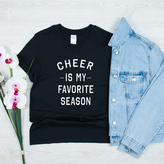 Cheer Is My Favorite Season Softstyle Tees