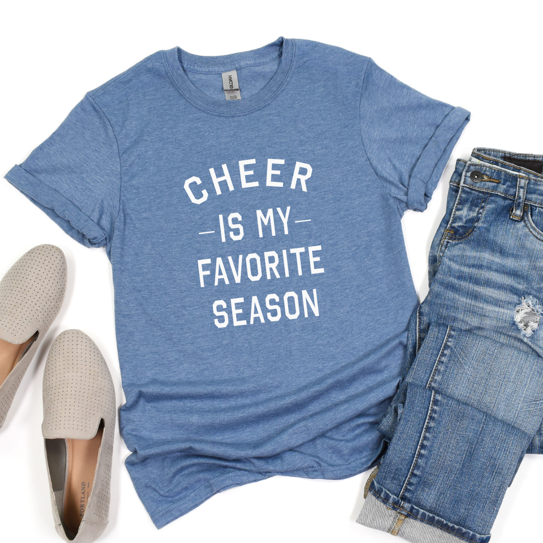Cheer Is My Favorite Season Softstyle Tees