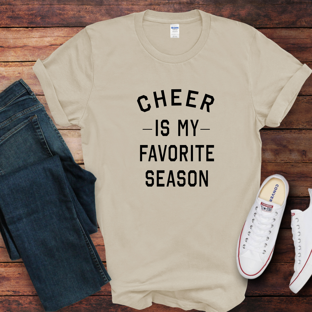 Cheer Is My Favorite Season Softstyle Tees