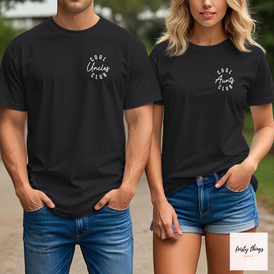 Cool Aunts / Uncles Club Softstyle Tees