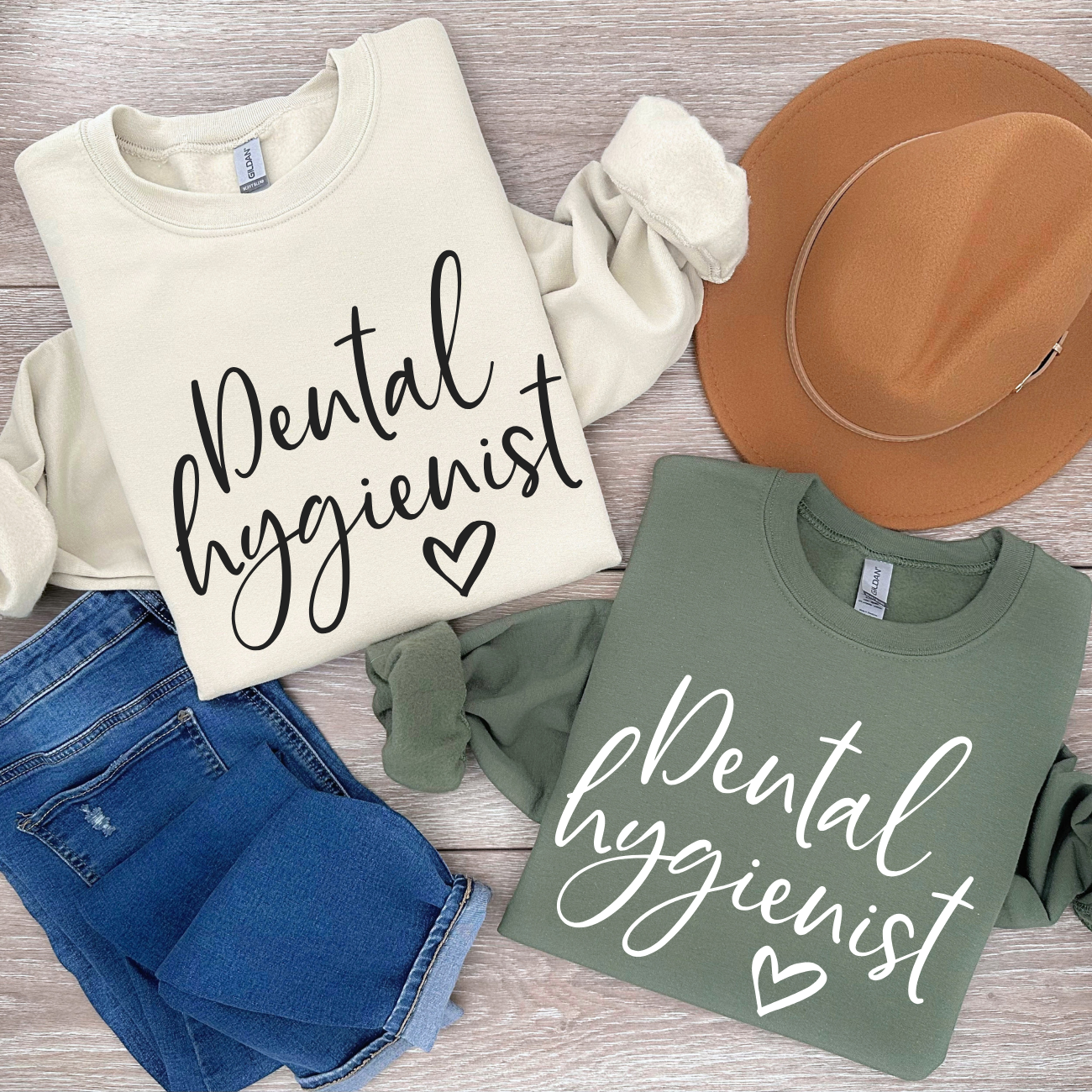 Dental Hygienist Crewnecks