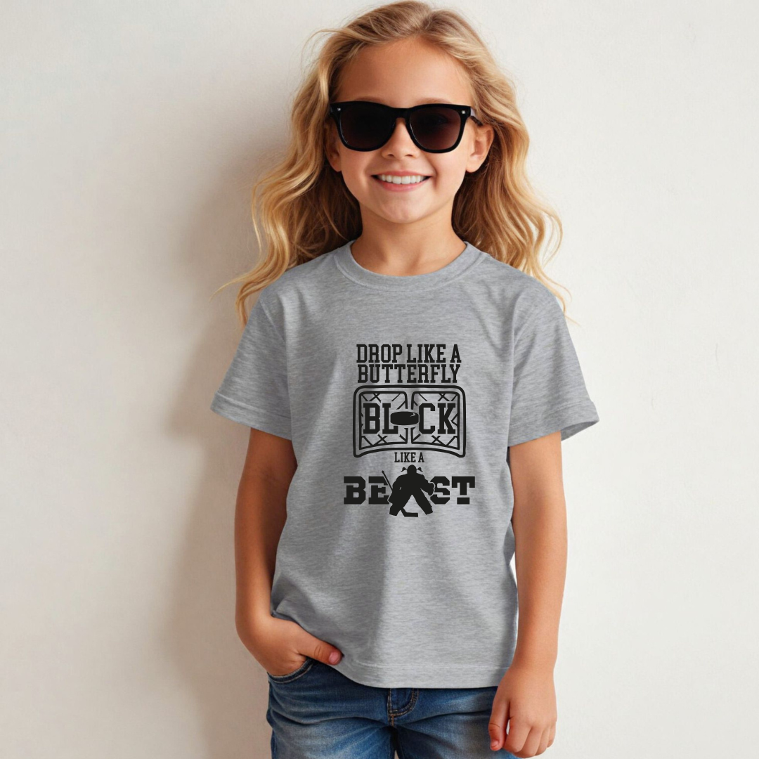 Drop Like a Butterfly Goalie Girl Tees/Crewnecks/Hoodies