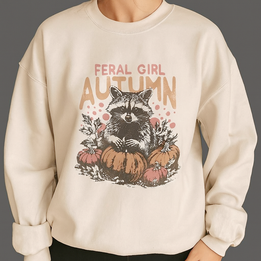 Feral Girl Autumn Crewnecks