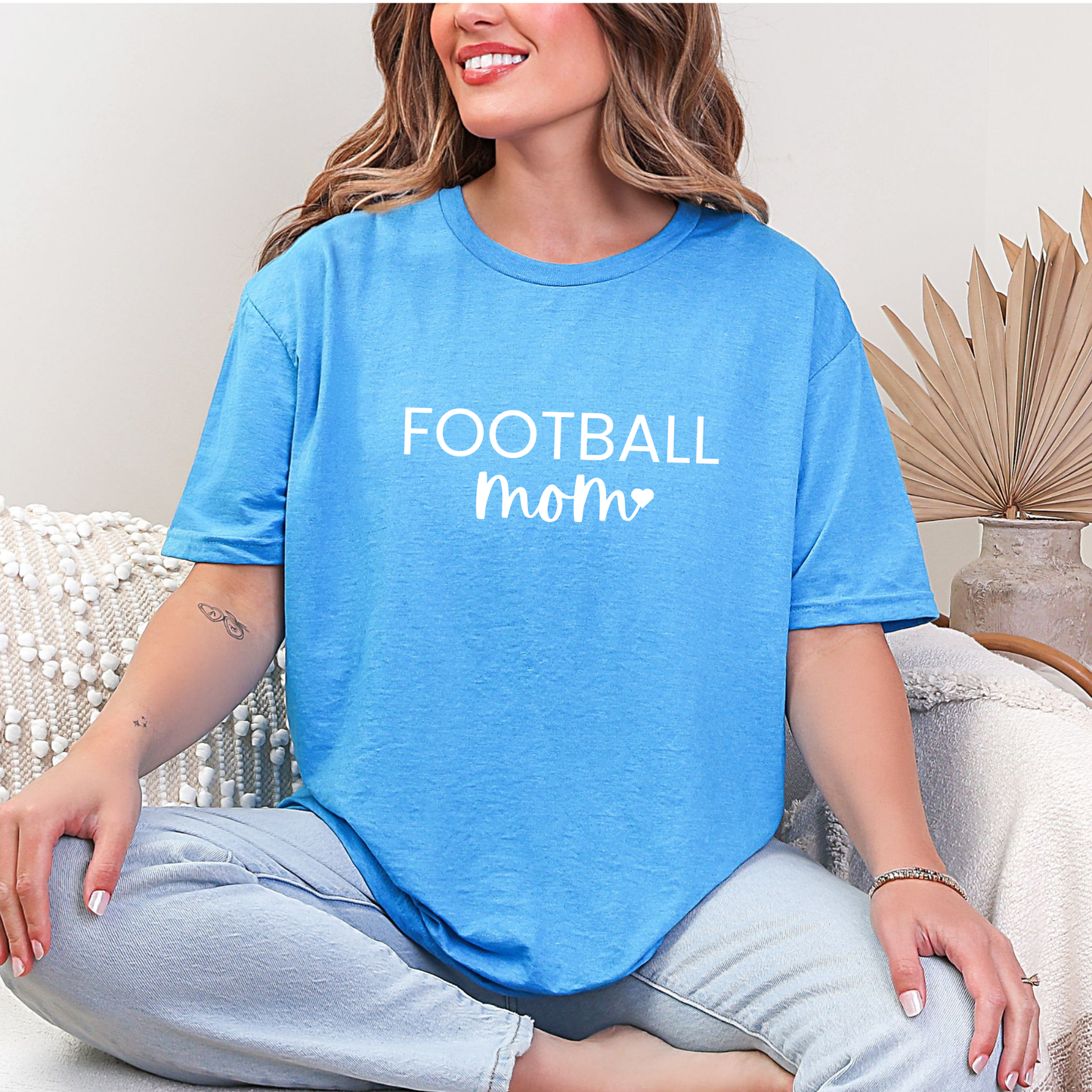 Football Mom Unisex Relaxed Fit Tees