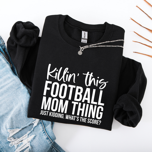 Football Mom Thing Crewnecks