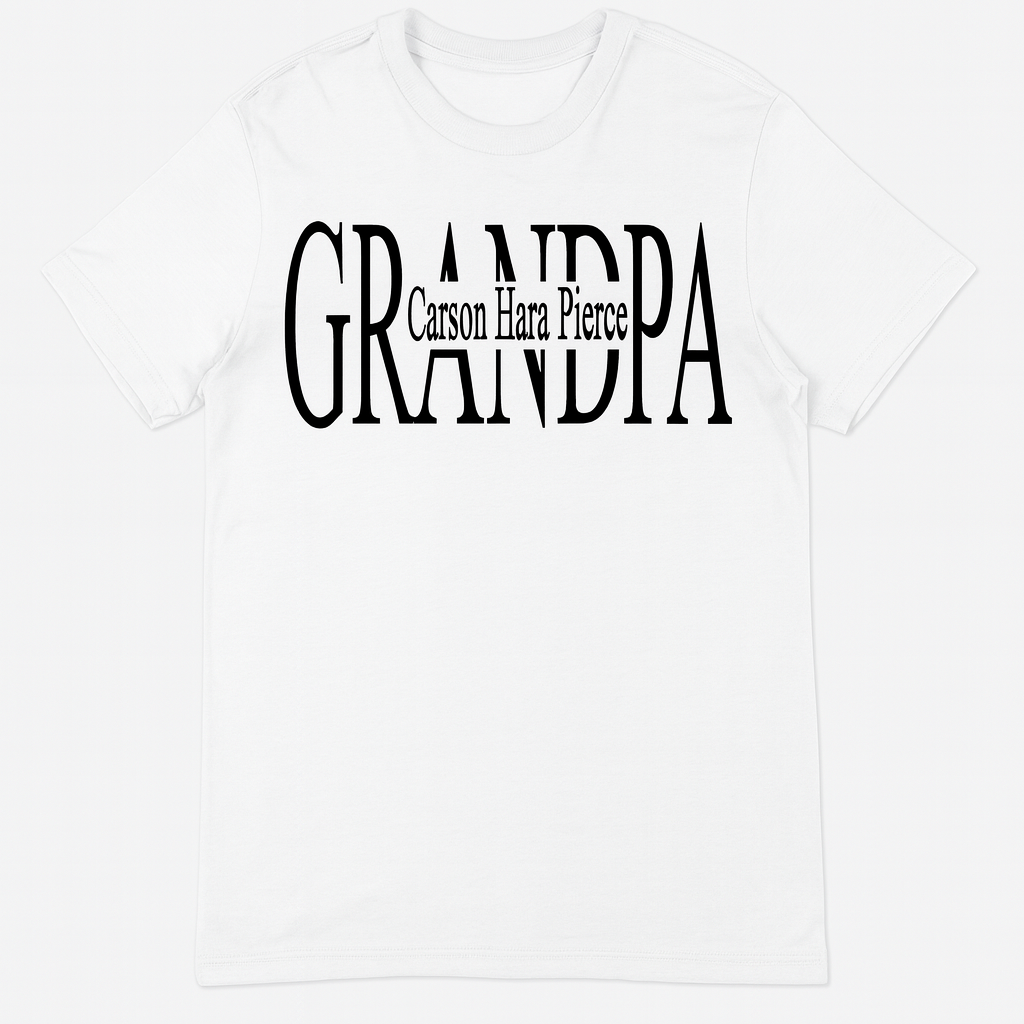 Mom - Dad - Grandma - Grandpa, Etc. Personalized Tees