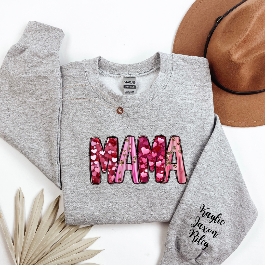 MAMA Hearts Personalized With Names