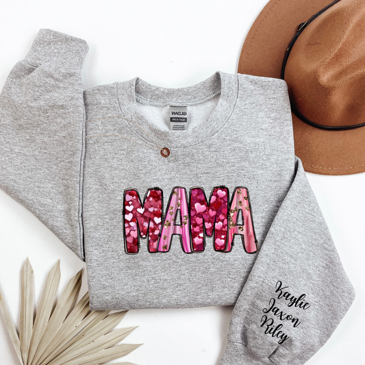 MAMA Hearts Personalized With Names