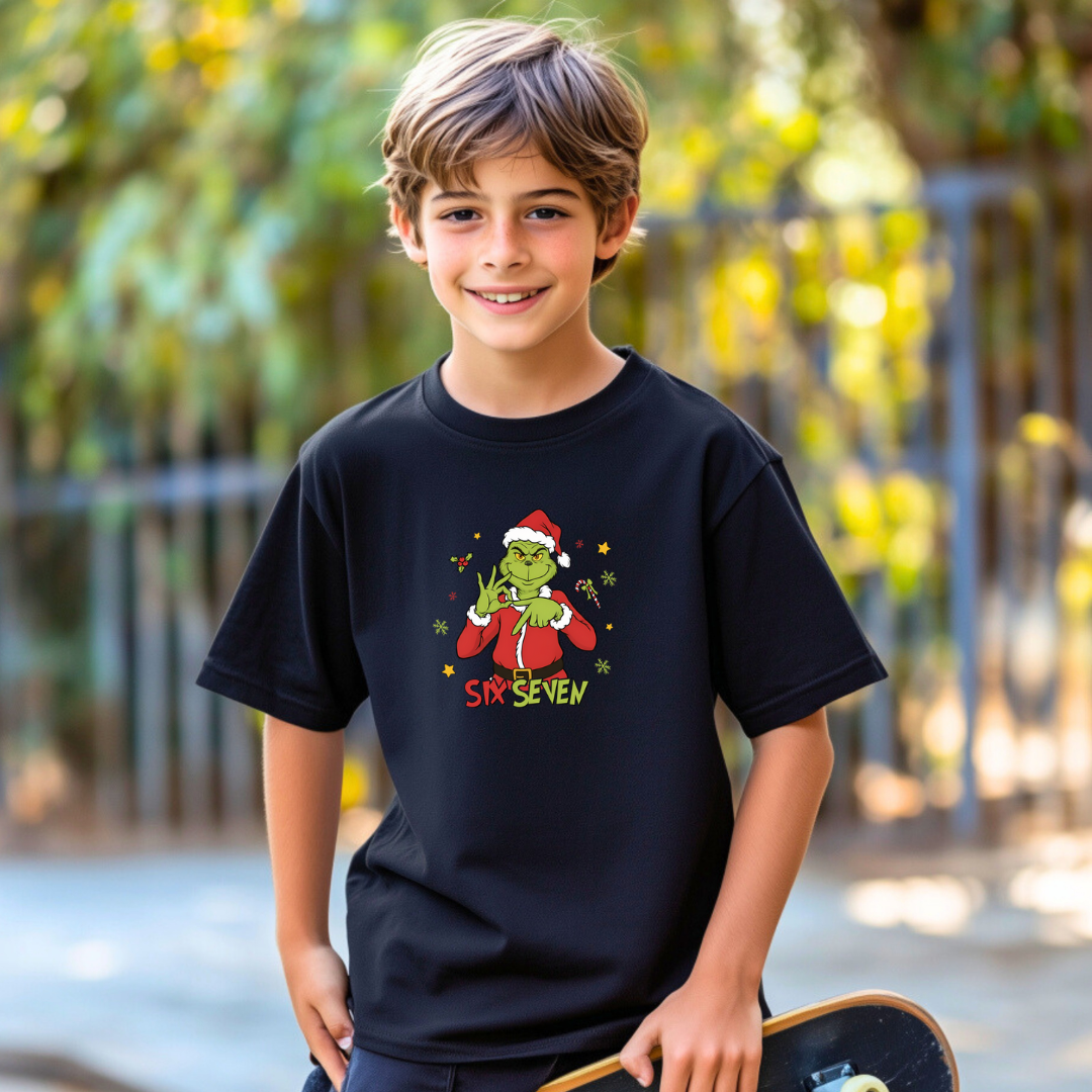 Grinch 6 7 Christmas Tees/Crewnecks Kids/Adults
