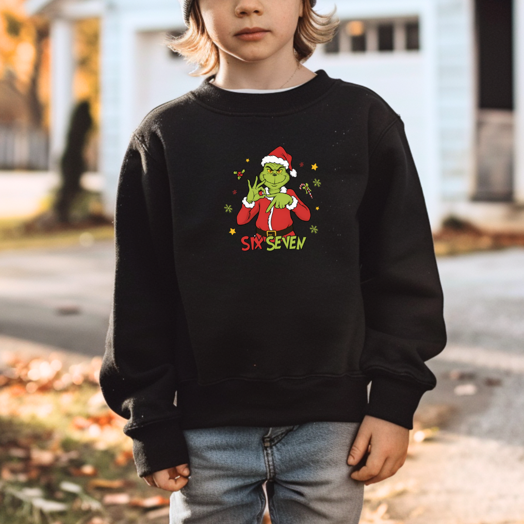 Grinch 6 7 Christmas Tees/Crewnecks Kids/Adults
