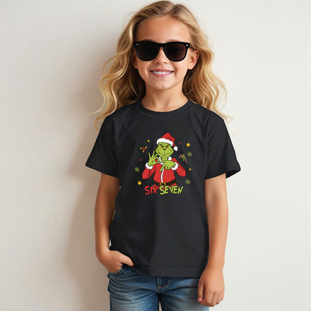 Grinch 6 7 Christmas Tees/Crewnecks Kids/Adults