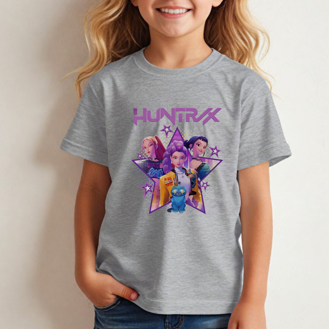 Huntrix K-Pop Demon Hunters Kids Tees/Crewnecks/Hoodies