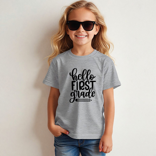 First Day of School Shirts - Hello