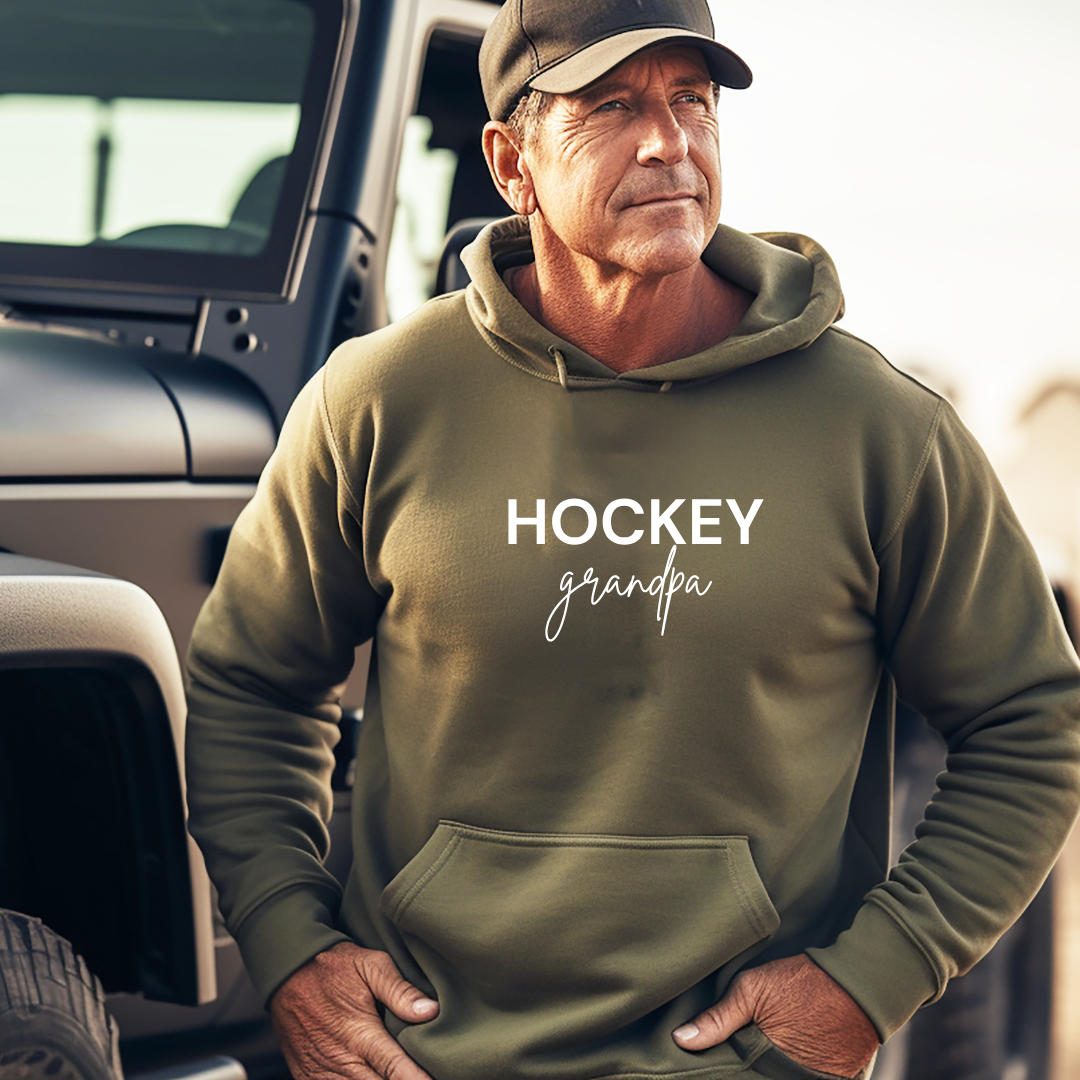 Hockey Grandpa Tees/Crewnecks/Hoodies