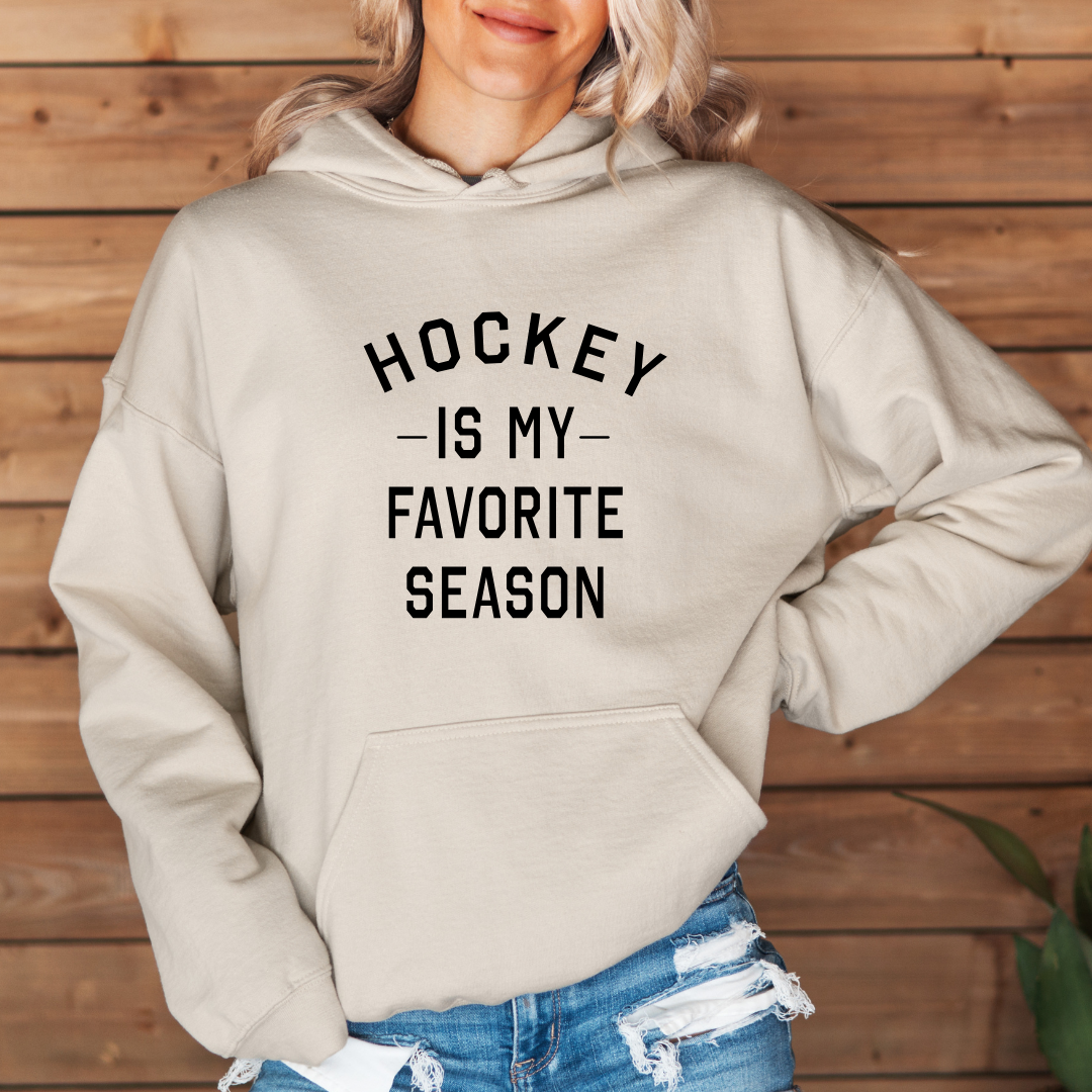 Hockey Is My Favorite Season Crewnecks/Hoodies