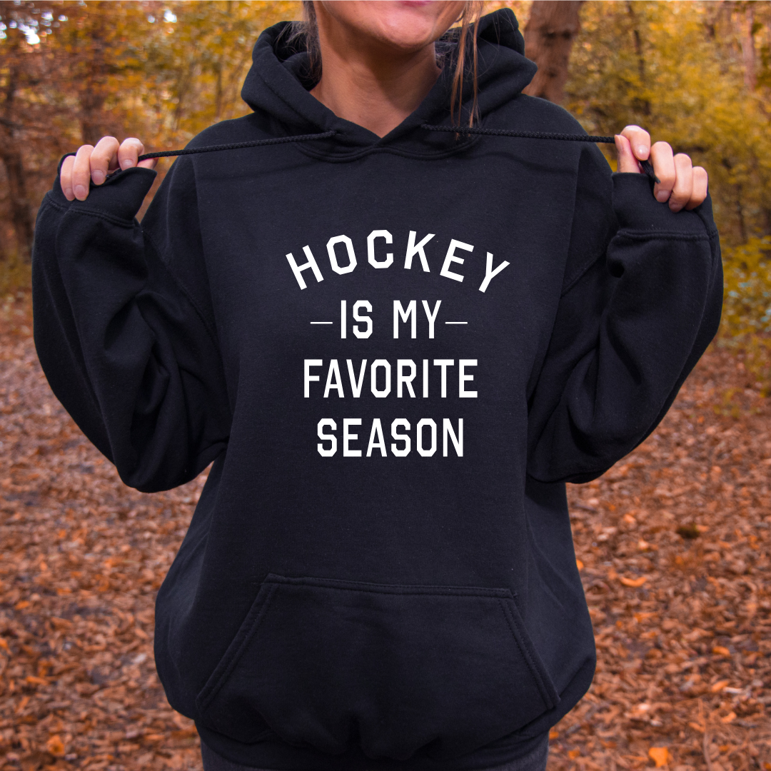 Hockey Is My Favorite Season Crewnecks/Hoodies