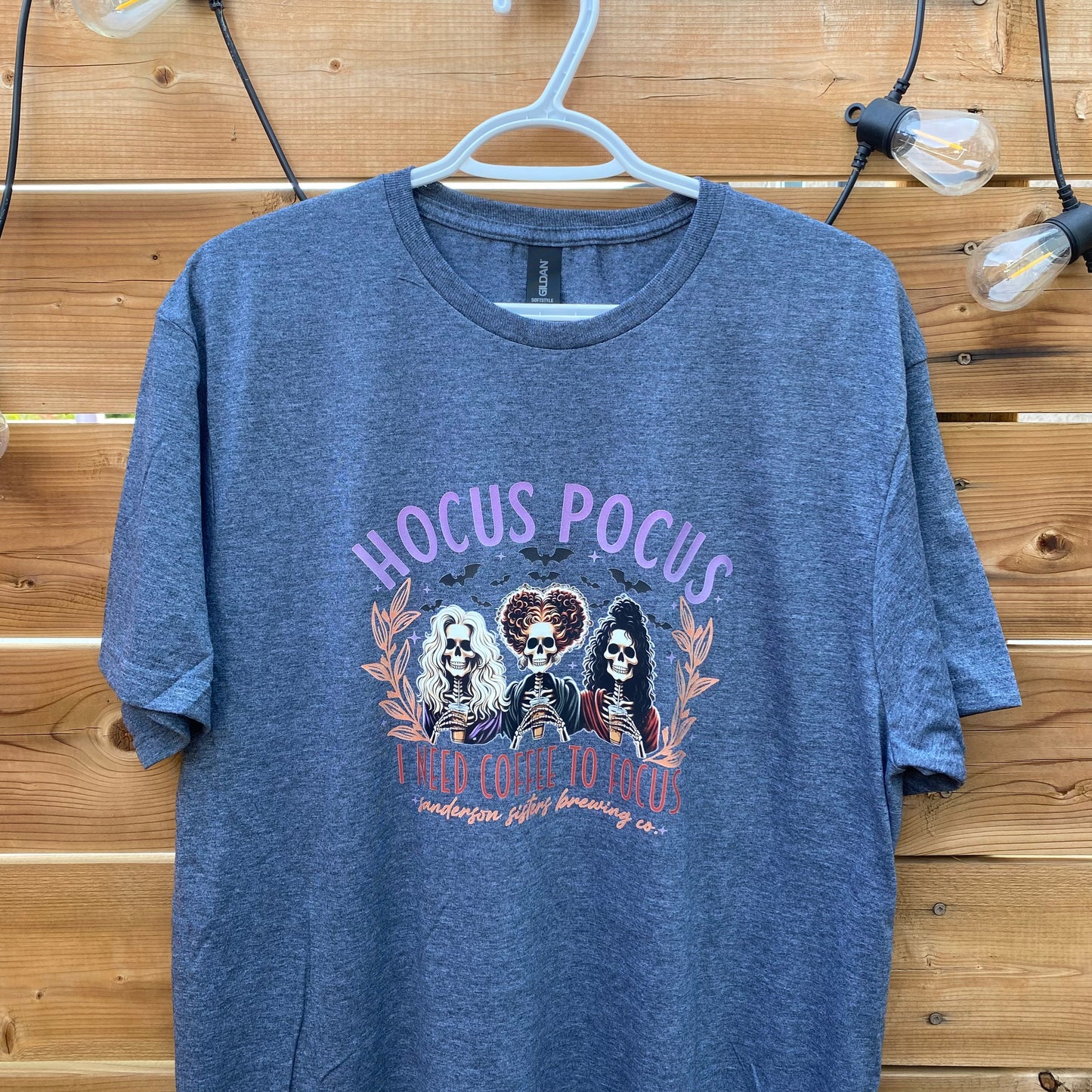 Hocus Pocus I Need Coffee To Focus Softstyle Tees