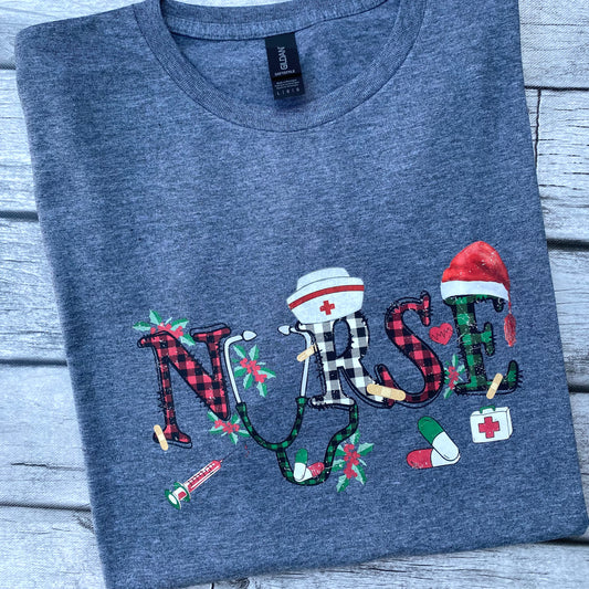 Nurse Christmas Softstyle Tees