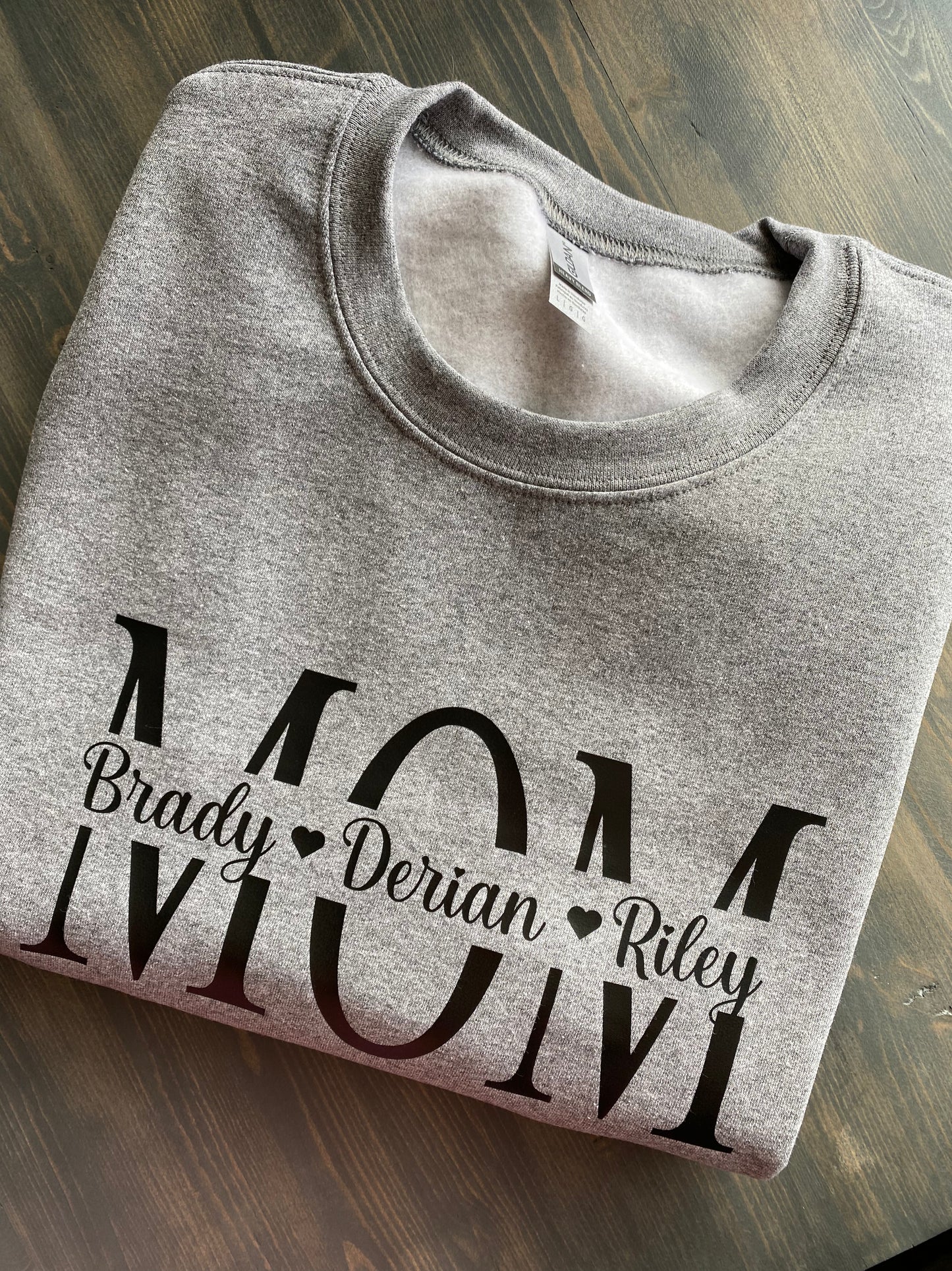 Mom - Grandma - Nana - Etc. Personalized Name Crewnecks
