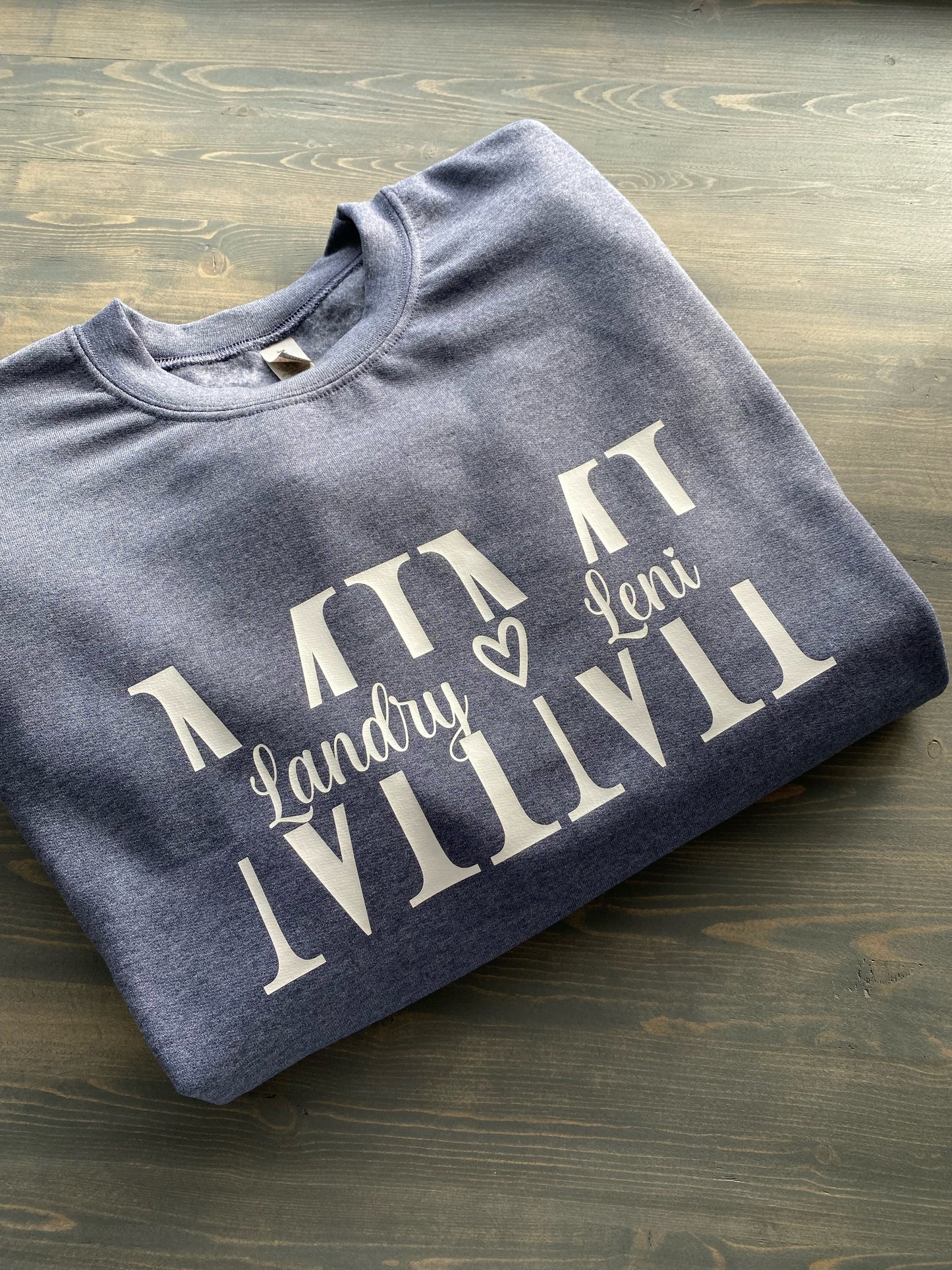 Mom - Grandma - Nana - Etc. Personalized Name Crewnecks