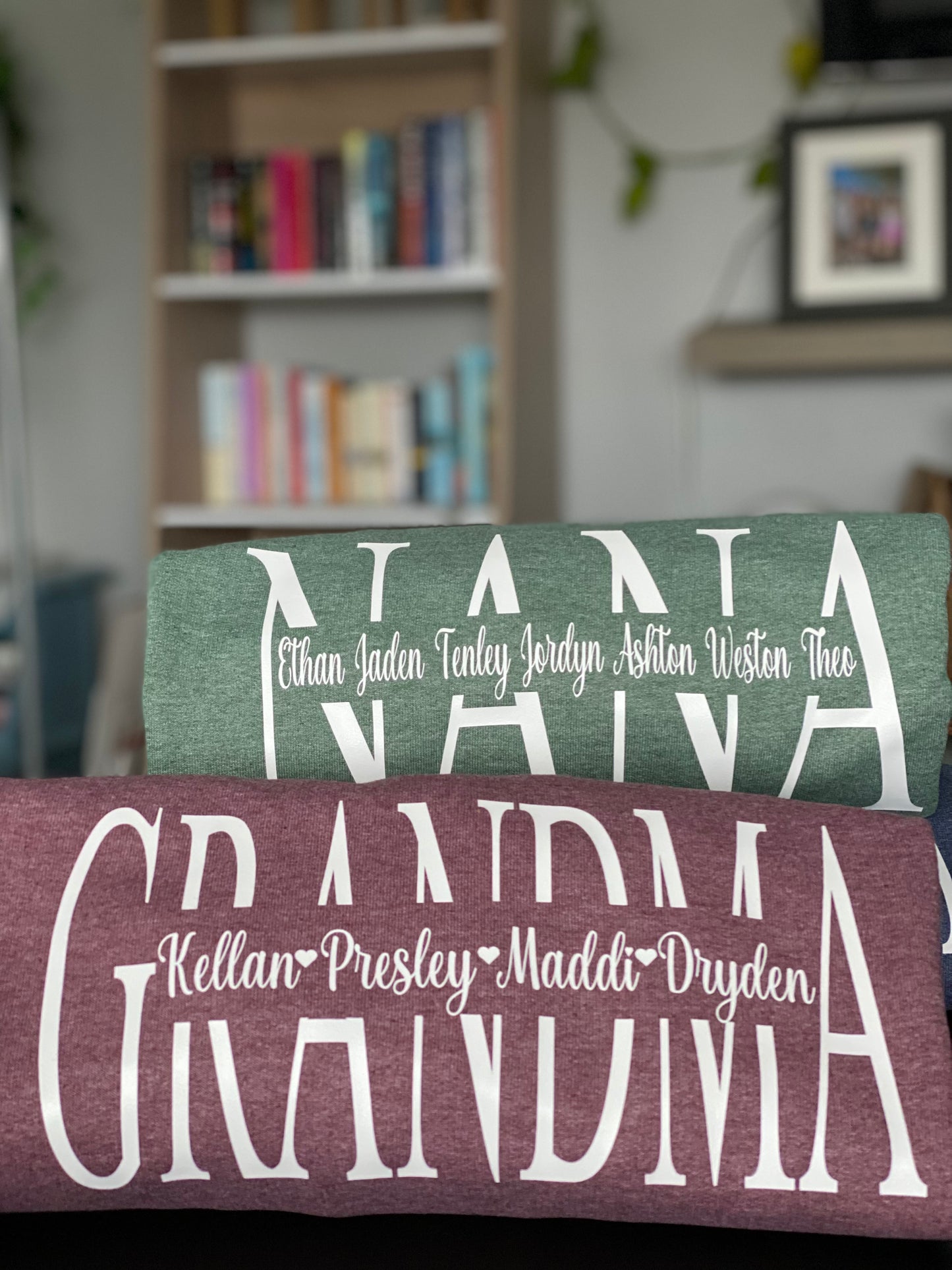 Mom - Grandma - Nana - Etc. Personalized Name Crewnecks