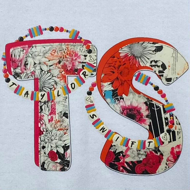 TS Floral Initials Adult Softstyle Tees