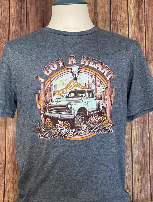 Lainey Wilson Adult Heart Like a Truck Tees