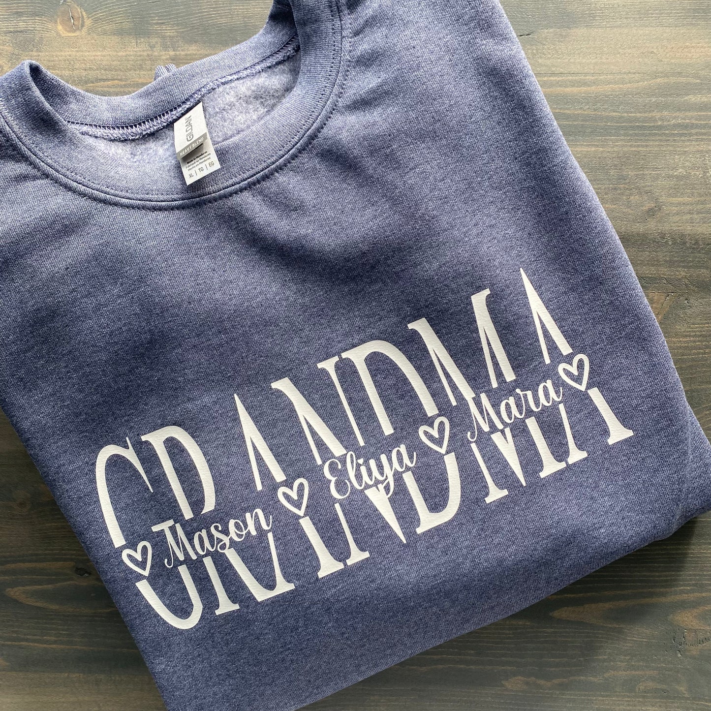 Mom - Grandma - Nana - Etc. Personalized Name Crewnecks