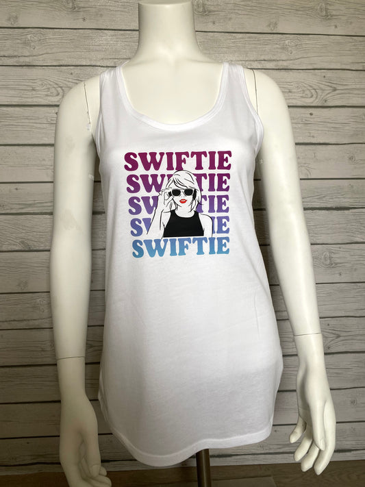 Swiftie Swiftie Swiftie Ombre Racerback Tanks