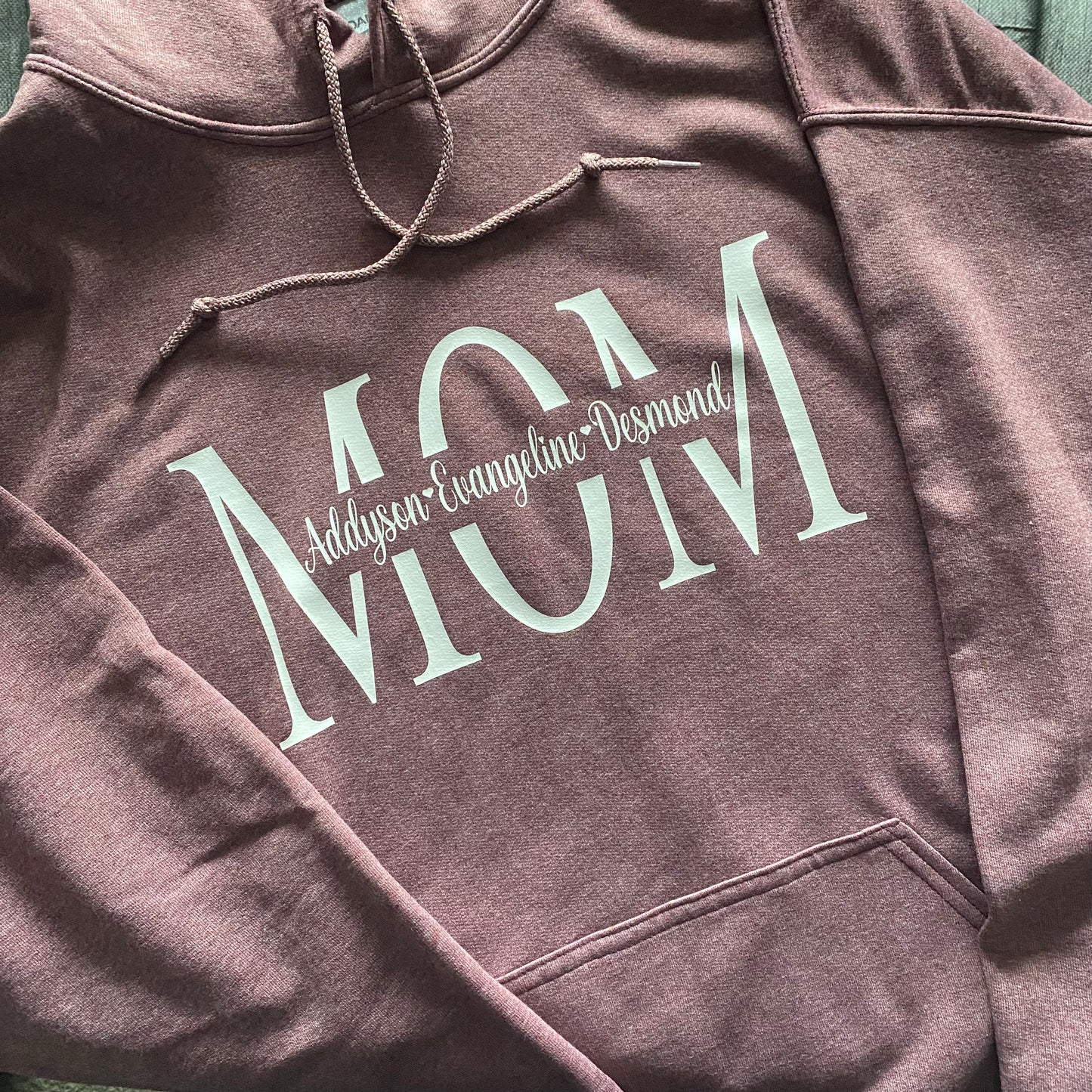 Mom - Grandma - Nana, etc. Personalized Hoodies