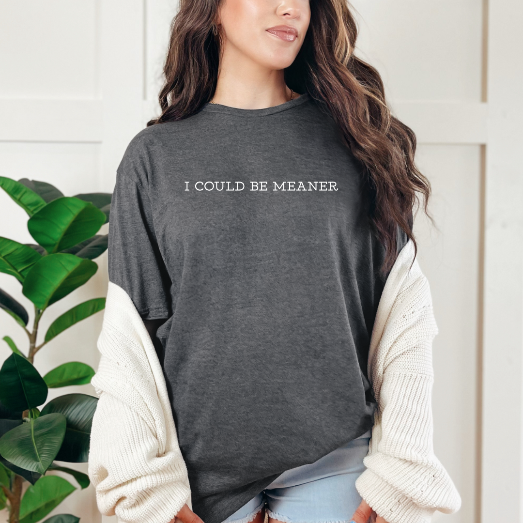 I Could Be Meaner Tees/Crewnecks/Hoodies