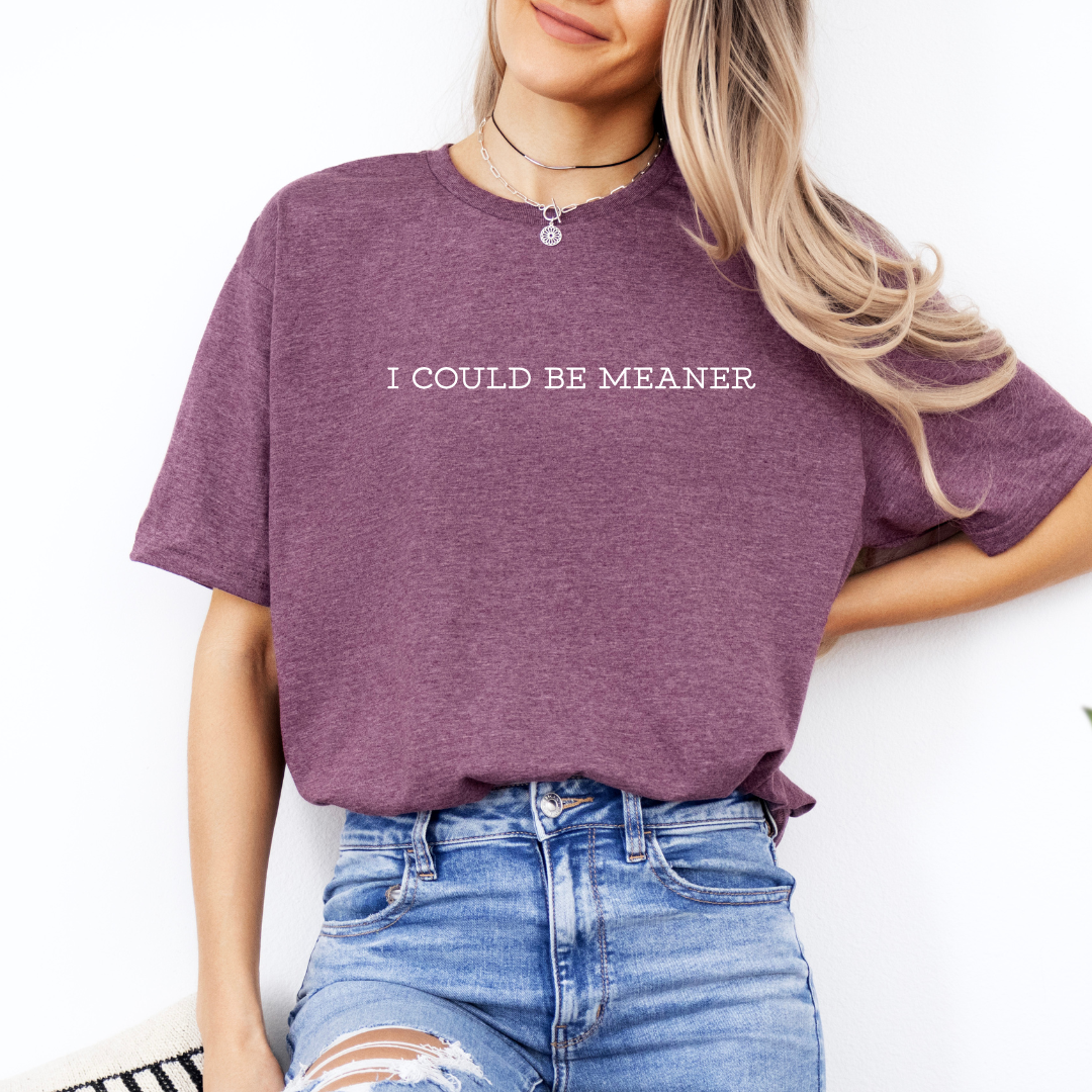 I Could Be Meaner Tees/Crewnecks/Hoodies